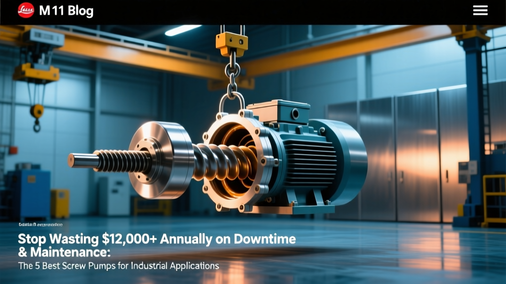 Stop Wasting $12,000+ Annually on Downtime & Maintenance: The 5 Best Screw Pumps for Industrial Applications (2024 Buyer’s Guide with TCO Breakdown, ISO 5199 Compliance Ratings, and Real-World Reliability Data from 37 Refineries & Chemical Plants)