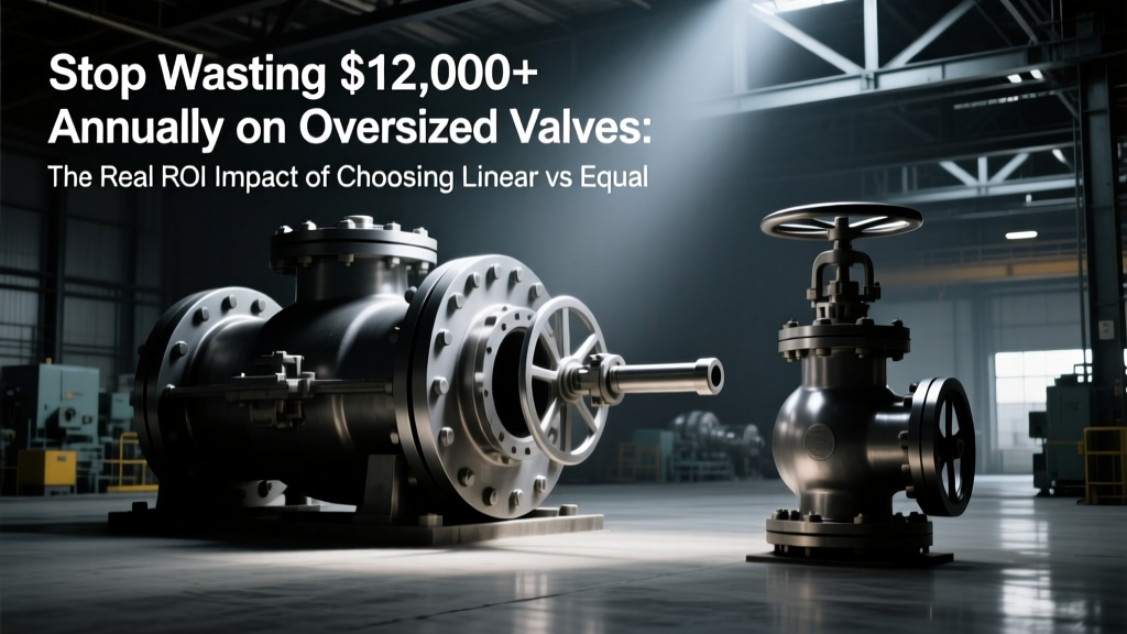 Stop Wasting $12,000+ Annually on Oversized Valves: The Real ROI Impact of Choosing Linear vs Equal % vs Quick Opening Flow Characteristics (Inherent vs Installed Explained)