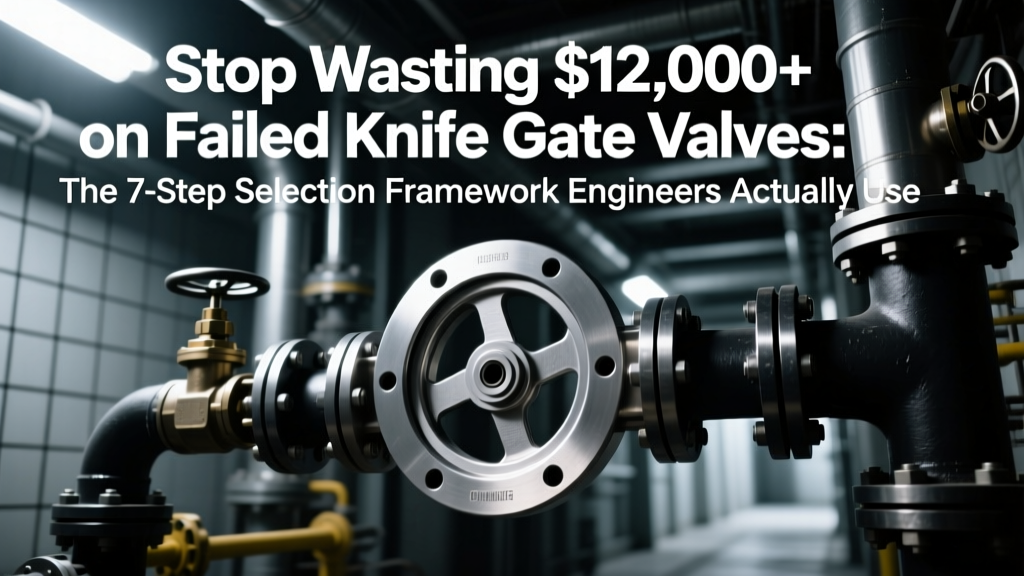 Stop Wasting $12,000+ on Failed Knife Gate Valves: The 7-Step Selection Framework Engineers Actually Use (Not Sales Brochures) — How to Select the Right Knife Gate Valve Based on Real-World Slurry Behavior, Not Just Pipe Size