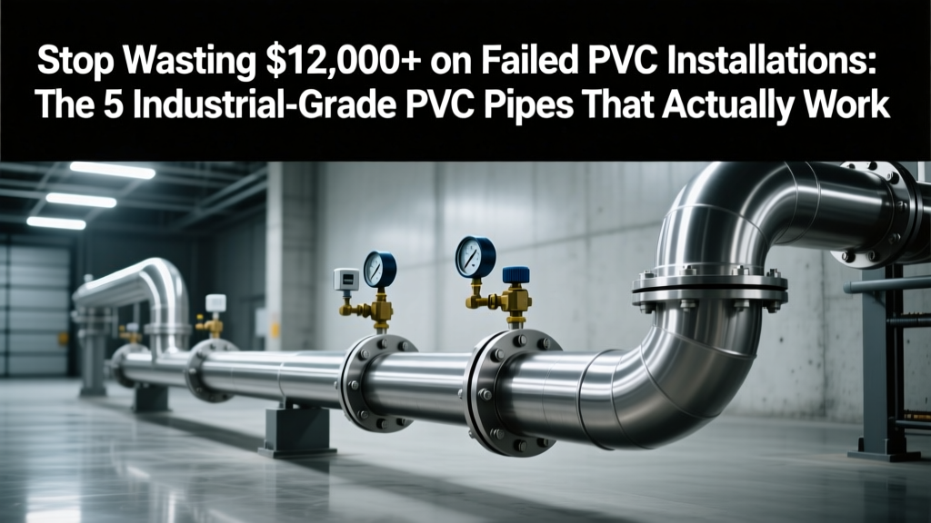 Stop Wasting $12,000+ on Failed PVC Installations: The 5 Industrial-Grade PVC Pipes That Actually Survive Chemical Exposure, Thermal Cycling, and 150+ PSI — With Real-World Failure Data, Warranty Deep Dives, and Total Cost of Ownership Breakdowns