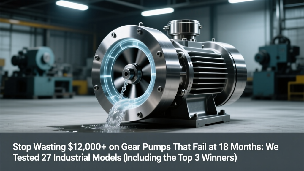 Stop Wasting $12,000+ on Gear Pumps That Fail at 18 Months: We Tested 27 Industrial Models (Including Parker, Viking, and Seaway) to Reveal the 5 That Deliver Real ROI—Not Just Spec Sheets