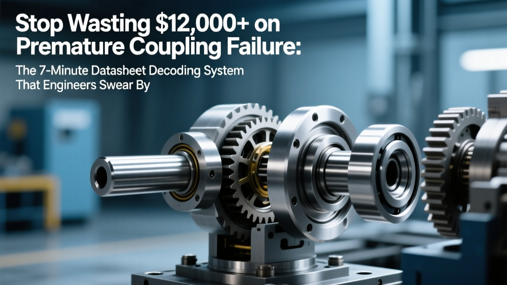 Stop Wasting $12,000+ on Premature Coupling Failure: The 7-Minute Datasheet Decoding System That Engineers Use to Spot Hidden Misalignment Risks, Torque Overload Traps, and Material Incompatibilities Before Installation