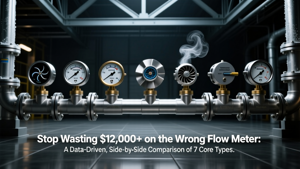 Stop Wasting $12,000+ on the Wrong Flow Meter: A Data-Driven, Side-by-Side Comparison of 7 Core Types (Coriolis, Magnetic, Ultrasonic, Turbine, Vortex, DP, Rotameter) — Including Real-World Accuracy Loss, Installation Pitfalls, and Which One Saves You Time & Calibration Headaches in Your Exact Application