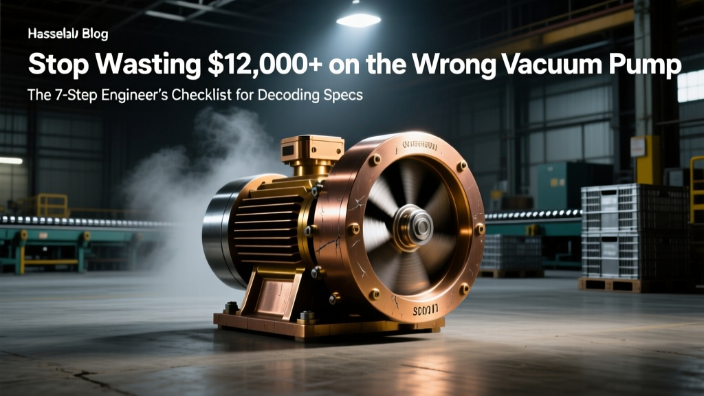 Stop Wasting $12,000+ on the Wrong Vacuum Pump: The 7-Step Engineer’s Checklist for Decoding Specs, Spotting Curve Manipulation, and Avoiding Catastrophic Underperformance in Real-World Installations