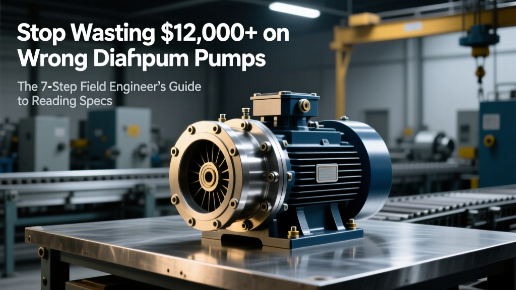 Stop Wasting $12,000+ on Wrong Diaphragm Pumps: The 7-Step Field Engineer’s Guide to Reading Specs, Decoding Performance Curves, and Spotting Hidden ROI Killers in Manufacturer Datasheets