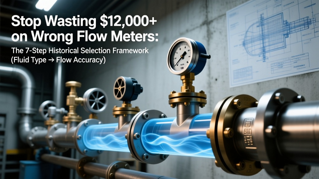 Stop Wasting $12,000+ on Wrong Flow Meters: The 7-Step Historical Selection Framework (Fluid Type → Pipe Size → Accuracy → Budget → Process Conditions) That Engineers at NASA, BASF, and Shell Actually Use — Not Generic Checklists
