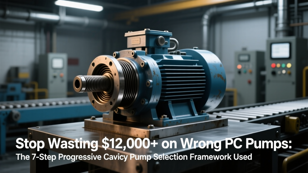 Stop Wasting $12,000+ on Wrong PC Pumps: The 7-Step Progressive Cavity Pump Selection Framework Used by Oilfield & Wastewater Engineers (Not Sales Brochures)