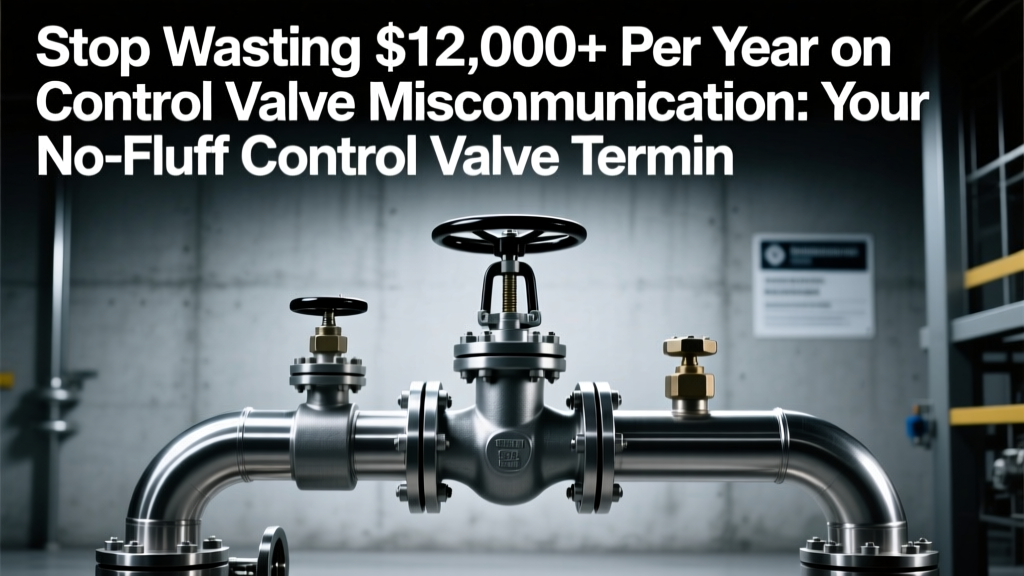 Stop Wasting $12,000+ Per Year on Control Valve Miscommunication: Your No-Fluff Control Valve Terminology and Glossary — With Real ROI Benchmarks, Cv Cost Impacts, and API/ISA Standard Translation You Can Apply Today