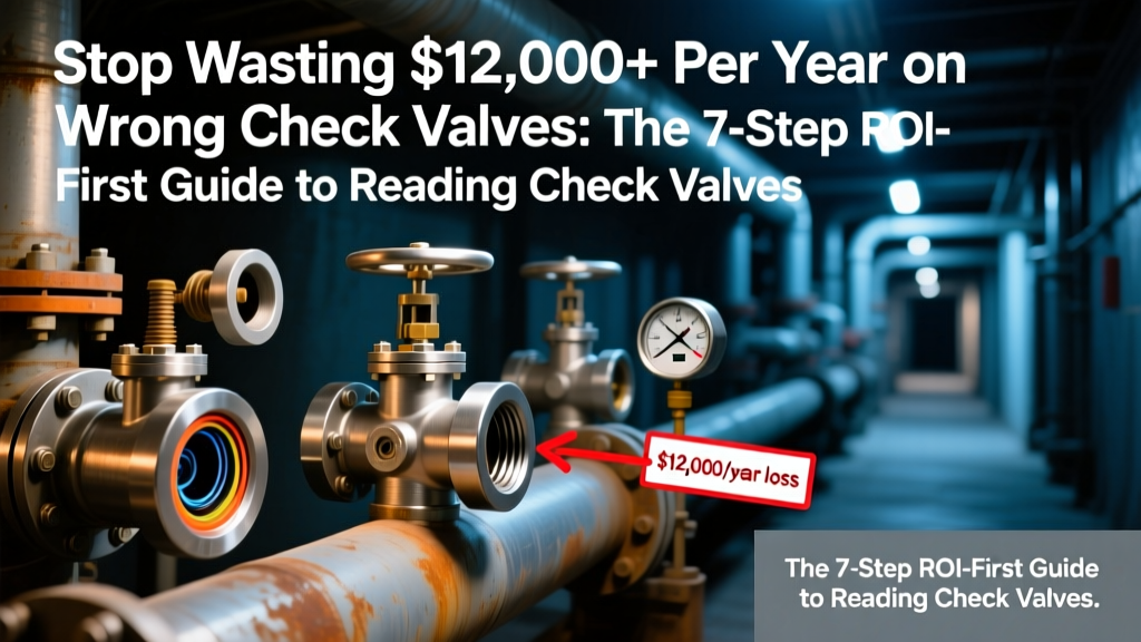 Stop Wasting $12,000+ Per Year on Wrong Check Valves: The 7-Step ROI-First Guide to Reading Check Valve Specifications and Datasheets (No Engineering Degree Required)