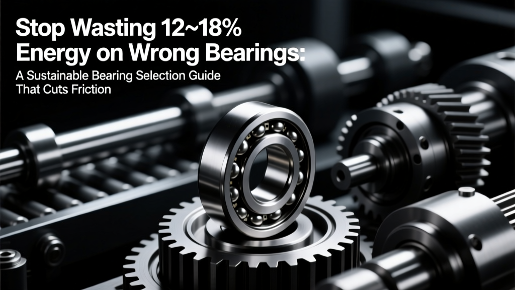 Stop Wasting 12–18% Energy on Wrong Bearings: A Sustainable Bearing Selection Guide That Cuts Friction Loss, Extends Service Life, and Meets ISO 281:2021 & ISO 15243 Sustainability Benchmarks — Load, Speed, Environment, Alignment & Life Requirements Covered