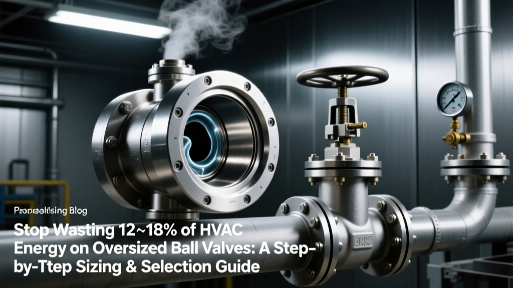 Stop Wasting 12–18% of HVAC Energy on Oversized Ball Valves: A Step-by-Step Sizing & Selection Guide for Engineers Who Demand Precision (Not Guesswork)