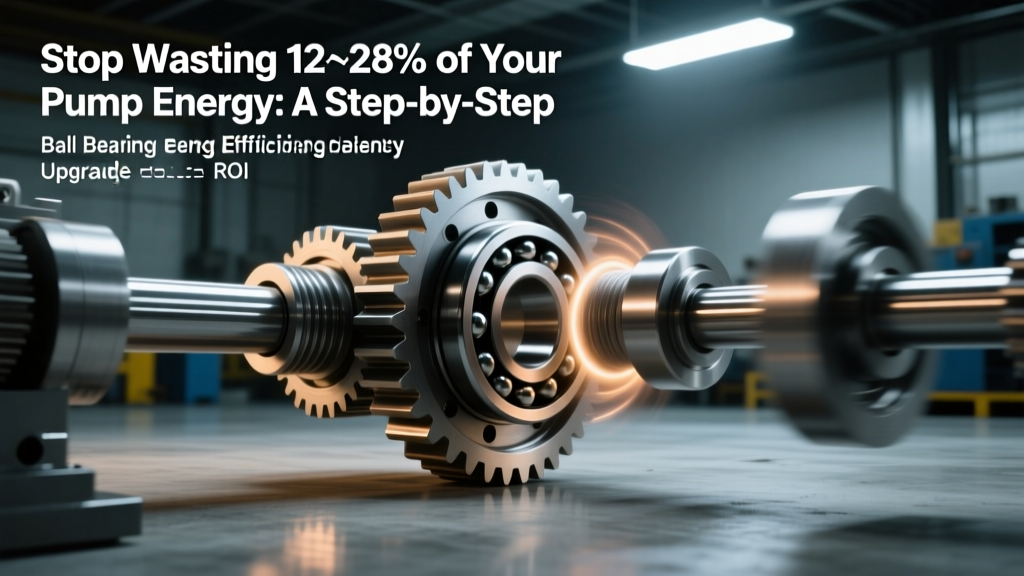 Stop Wasting 12–28% of Your Pump Energy: A Step-by-Step Ball Bearing Energy Efficiency Upgrade ROI Guide That Calculates Real Payback—Including Impeller Trimming, VFD Sizing, Seal Upgrades & System-Level Optimization You Can Implement in Under 90 Days