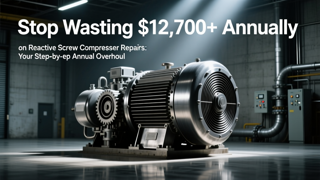 Stop Wasting $12,700+ Annually on Reactive Screw Compressor Repairs: Your Step-by-Step Annual Overhaul Planning Guide (Scope, Parts, Labor, Schedule & Quality Checks)