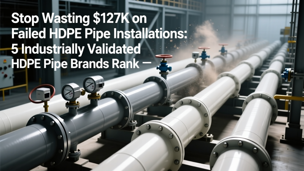 Stop Wasting $127K on Failed HDPE Pipe Installations: 5 Industrially Validated HDPE Pipe Brands Ranked by Real-World Pressure Cycling, Chemical Resistance, and 10-Year TCO—Not Just Marketing Claims