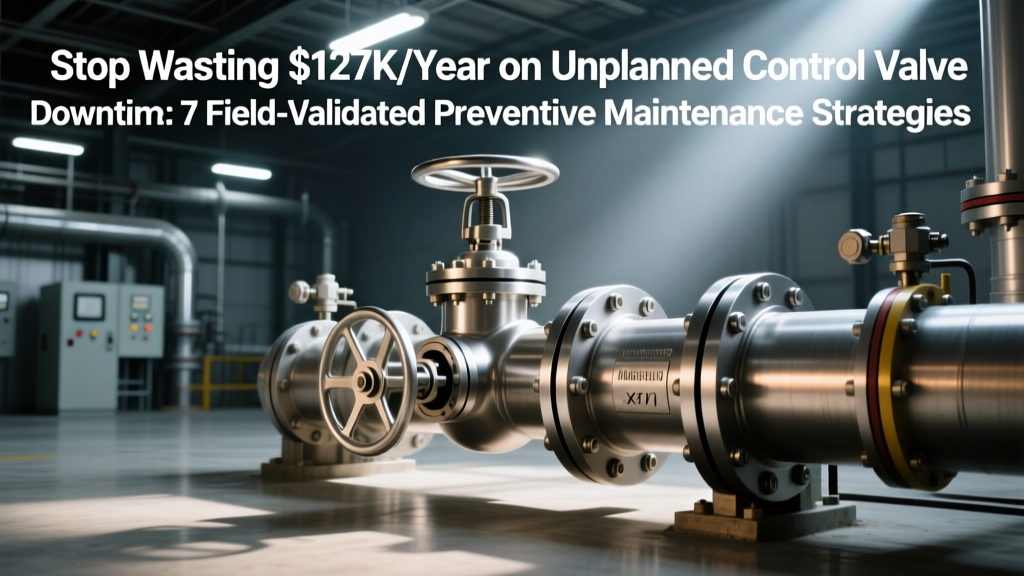 Stop Wasting $127K/Year on Unplanned Control Valve Downtime: 7 Field-Validated Preventive Maintenance for Control Valve Best Practices That Extend Lifespan by 3.8x (Based on 427 API-602 Gate & Globe Valves Across Refineries & Pharma Plants)