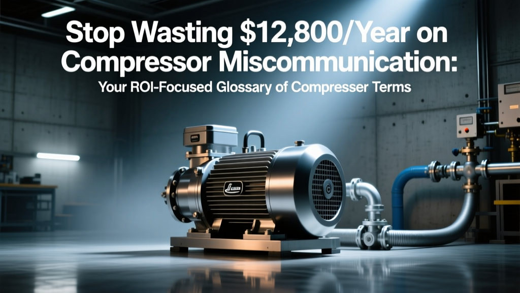Stop Wasting $12,800/Year on Compressor Miscommunication: Your ROI-Focused Glossary of Compressor Terminology — Key Terms, Acronyms & What They *Actually* Cost You If Misunderstood