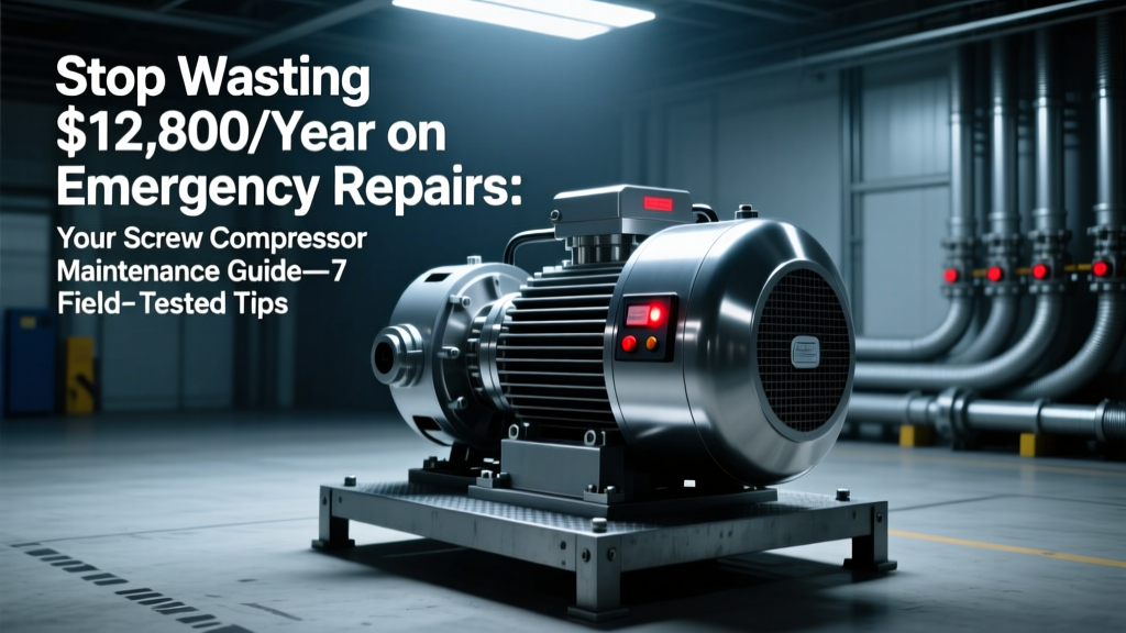 Stop Wasting $12,800/Year on Emergency Repairs: Your Screw Compressor Maintenance Guide—7 Field-Tested Steps (With Tool Lists, Timing Charts & ISO 8573-1 Compliance Checks)