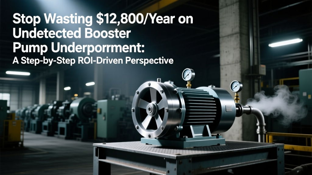 Stop Wasting $12,800/Year on Undetected Booster Pump Underperformance: A Step-by-Step ROI-Driven Performance Test Procedure (Setup, Measurements, Data Logging & Spec Validation)
