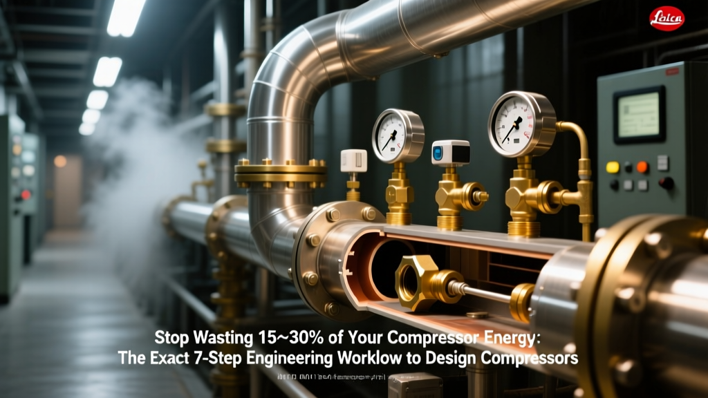 Stop Wasting 15–30% of Your Compressor Energy: The Exact 7-Step Engineering Workflow to Design Compressed Air Piping for Minimum Pressure Drop (No Guesswork, No Oversizing, ISO 8573-1 Compliant)