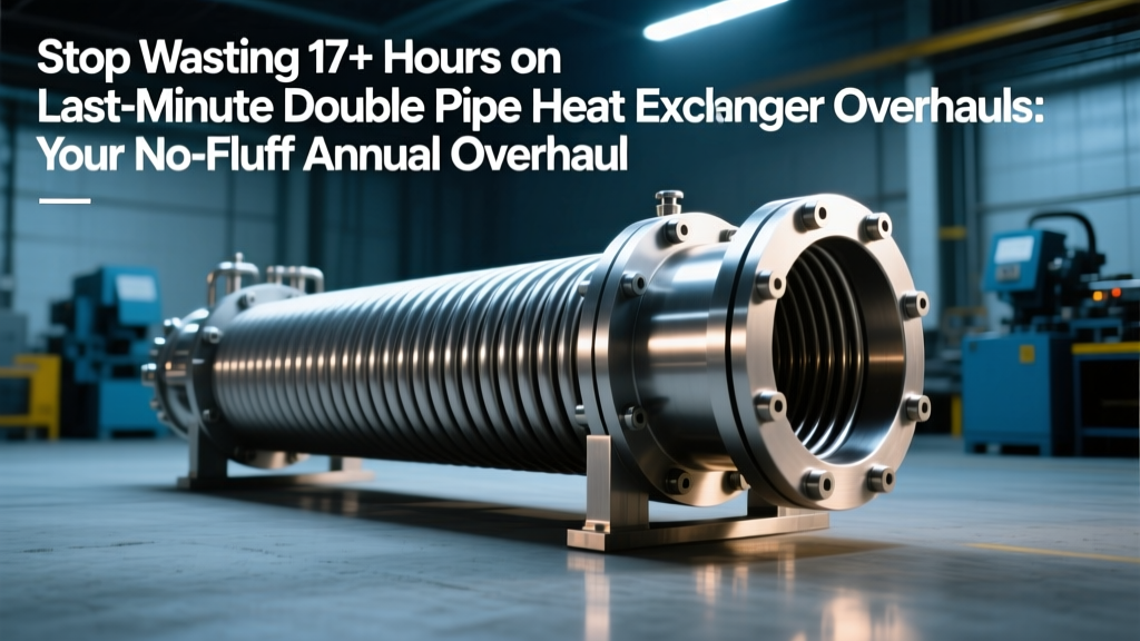 Stop Wasting 17+ Hours on Last-Minute Double Pipe Heat Exchanger Overhauls: Your No-Fluff Annual Overhaul Planning Checklist (Scope, Parts, Labor, Schedule & QA—All Mapped to ASME BPVC Section VIII & API RP 582)