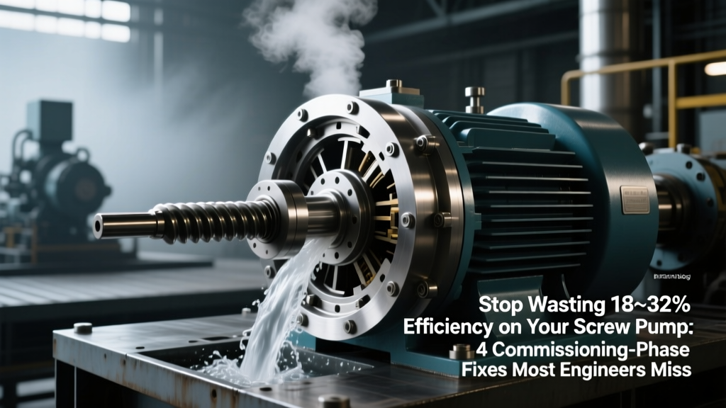 Stop Wasting 18–32% Efficiency on Your Screw Pump: 4 Commissioning-Phase Fixes Most Engineers Miss (Operating Point Tuning, Impeller Trimming, System Curve Alignment, and NPSH Margin Validation)