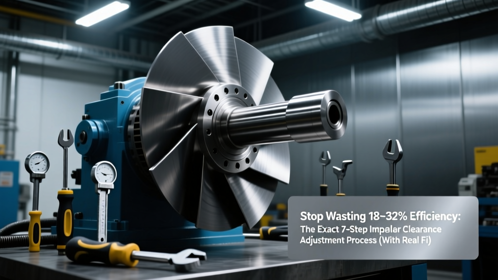 Stop Wasting 18–32% Efficiency: The Exact 7-Step Impeller Clearance Adjustment Process (With Real Field Data, Torque Specs & Common Mistakes That Kill Bearings)