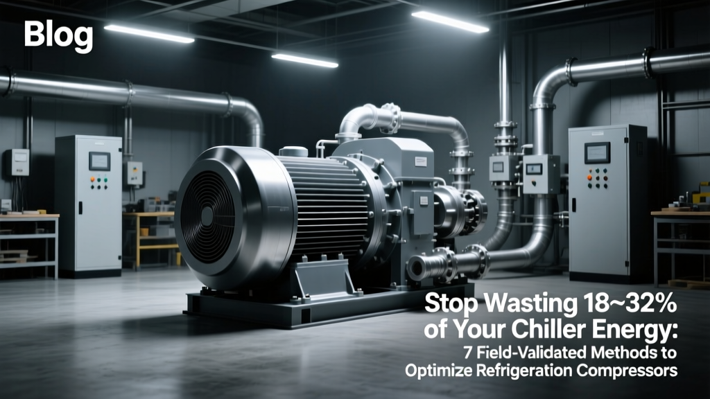Stop Wasting 18–32% of Your Chiller Energy: 7 Field-Validated Methods to Optimize Refrigeration Compressor Performance (Including Impeller Trimming, Operating Point Tuning & System Curve Shifts That ASHRAE 90.1-2022 Requires You to Audit)