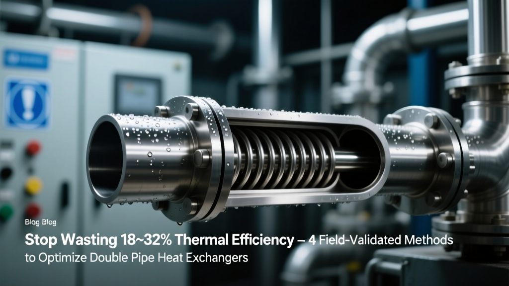 Stop Wasting 18–32% Thermal Efficiency: 4 Field-Validated Methods to Optimize Double Pipe Heat Exchanger Performance (Including Operating Point Tuning, Impeller Trimming, and System Curve Shifts That TEMA 8th Ed. Overlooks)
