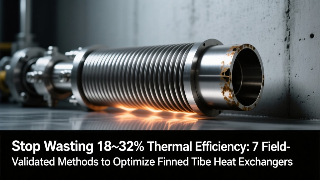 Stop Wasting 18–32% Thermal Efficiency: 7 Field-Validated Methods to Optimize Finned Tube Heat Exchanger Performance (Including Operating Point Adjustment, Impeller Trimming & System Curve Modification That Most Engineers Overlook)
