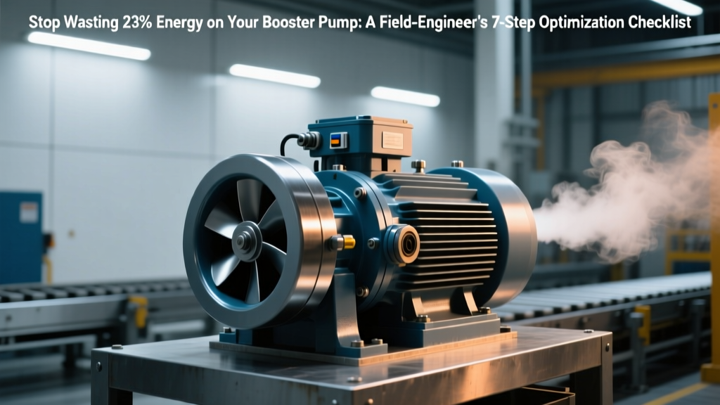 Stop Wasting 23% Energy on Your Booster Pump: A Field-Engineer’s 7-Step Optimization Checklist (Operating Point, Impeller Trim, System Curve & More)