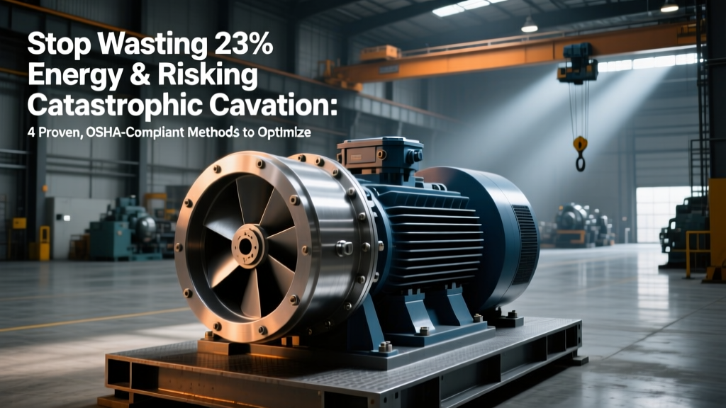 Stop Wasting 23% Energy & Risking Catastrophic Cavitation: 4 Proven, OSHA-Compliant Methods to Optimize Vacuum Pump Performance (Including Impeller Trimming, Operating Point Shifts, and System Curve Engineering)