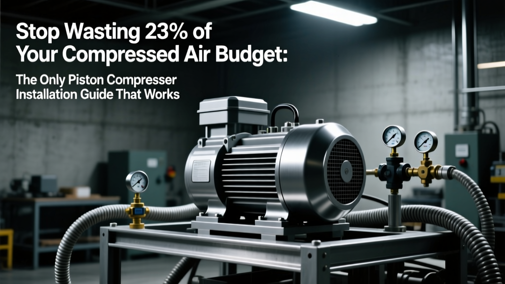Stop Wasting 23% of Your Compressed Air Budget: The Only Piston Compressor Installation Guide That Prevents Vibration Damage, Oil Carryover, and Premature Bearing Failure—Validated by ISO 8573 & API RP 1162 Field Data
