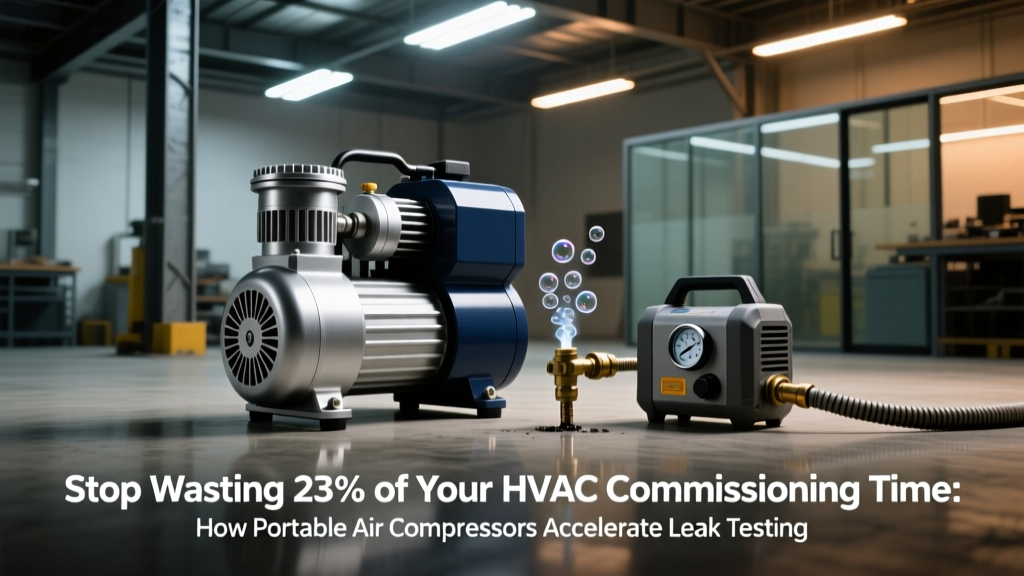 Stop Wasting 23% of Your HVAC Commissioning Time: How Portable Air Compressors Accelerate Leak Testing, Refrigerant Charging & Pneumatic Control Calibration—Without Blowing Your Energy Budget or Violating ASME B31.9