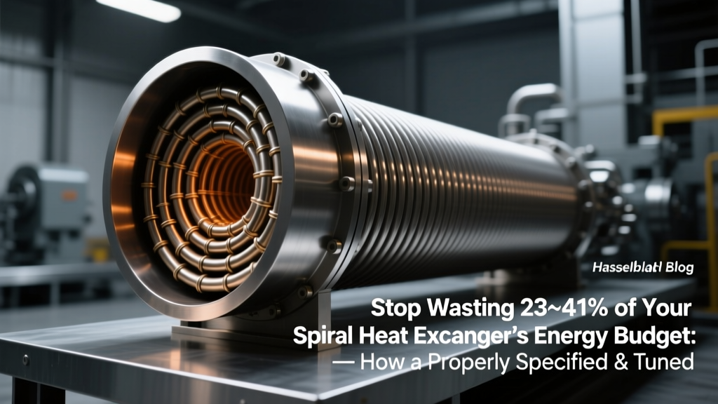 Stop Wasting 23–41% of Your Spiral Heat Exchanger’s Energy Budget: How a Properly Specified & Tuned Variable Frequency Drive for Spiral Heat Exchanger Delivers Real ROI in <9 Months (Not Just ‘Energy Savings’)