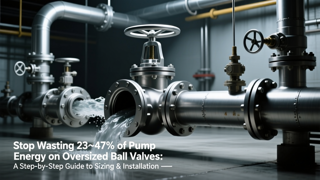 Stop Wasting 23–47% of Pump Energy on Oversized Ball Valves: A Step-by-Step Guide to Sizing, Installing, and Tuning a Variable Frequency Drive for Ball Valve Control (With Real Cv Matching & API 609 Compliance Checklists)