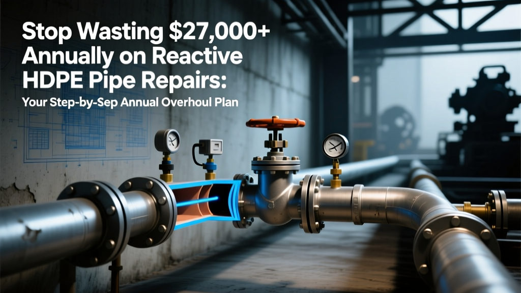 Stop Wasting $27,000+ Annually on Reactive HDPE Pipe Repairs: Your Step-by-Step Annual Overhaul Planning Guide (Scope, Parts, Labor, Schedule & Quality Checks Included)