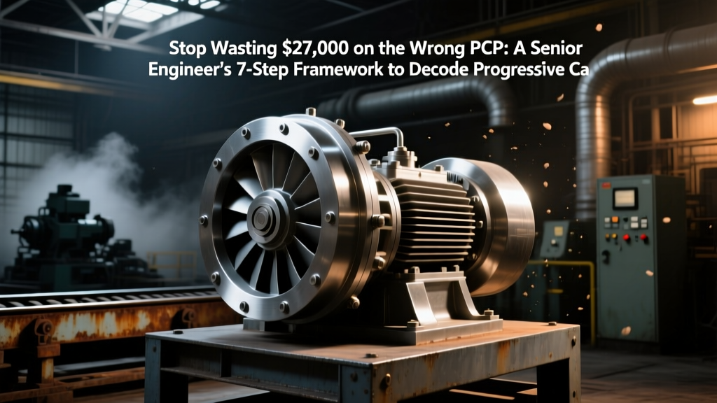 Stop Wasting $27,000 on the Wrong PCP: A Senior Engineer’s 7-Step Framework to Decode Progressive Cavity Pump Specifications and Datasheets (Before You Specify, Quote, or Install)