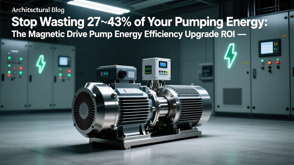 Stop Wasting 27–43% of Your Pumping Energy: The Magnetic Drive Pump Energy Efficiency Upgrade ROI Guide Reveals Exactly Which Upgrades Pay Back in <18 Months (Impeller Trimming, VFDs, Seal Upgrades & System Tuning)