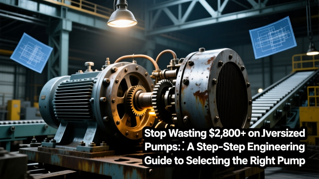 Stop Wasting $2,800+ on Oversized Pumps: A Step-by-Step Engineering Guide to Selecting the Right Pump for Water Transfer Applications — Flow Rate, Total Dynamic Head, Type Comparison, Sizing Math, and Real-World Examples Included