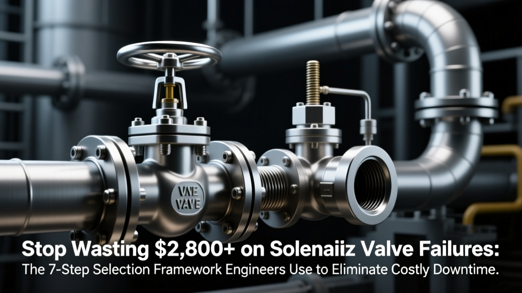 Stop Wasting $2,800+ on Solenoid Valve Failures: The 7-Step Selection Framework Engineers Use to Eliminate Leaks, Sticking, and Premature Burnout (Not Just Sizing Charts)
