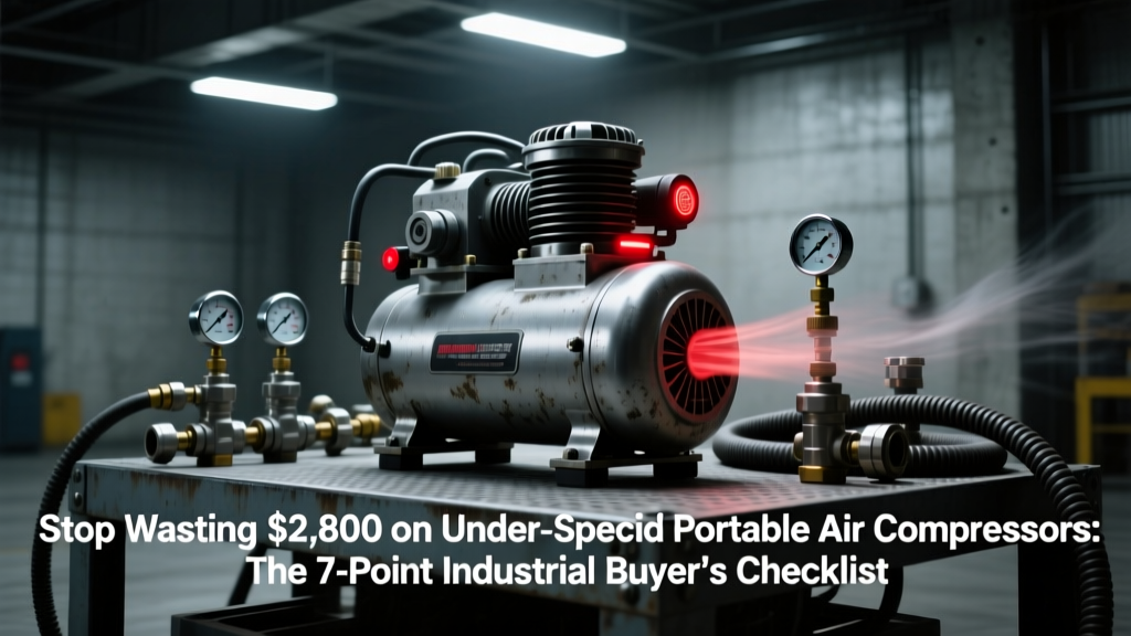 Stop Wasting $2,800 on Under-Spec’d Portable Air Compressors: The 7-Point Industrial Buyer’s Checklist That Reveals True Reliability, Hidden TCO, and OSHA-Compliant Performance Before You Order — Best Portable Air Compressor for Industrial Applications, Ranked by Real-World Duty Cycles, Not Marketing Hype