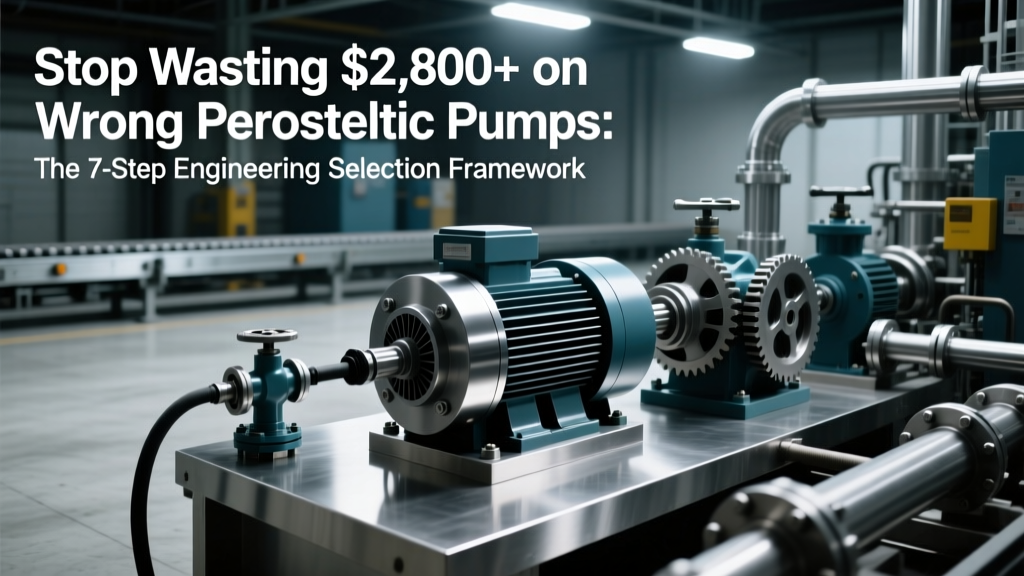 Stop Wasting $2,800+ on Wrong Peristaltic Pumps: The 7-Step Engineering Selection Framework (Not Marketing Brochures) That Cuts Downtime, Prevents Tubing Failure, and Guarantees Chemical Compatibility — Based on 15 Years of Field Data from Pharma, Biotech & Wastewater Plants