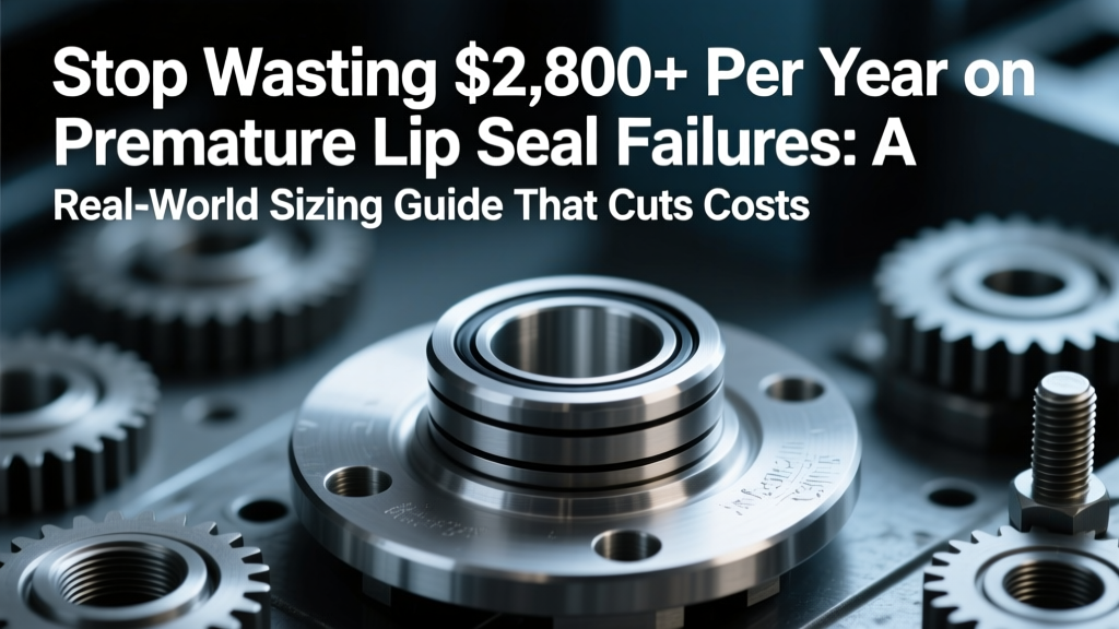 Stop Wasting $2,800+ Per Year on Premature Lip Seal Failures: A Real-World Sizing Guide That Cuts Downtime by 63% (With API-Validated Formulas, 3 Worked Examples, and the 5 Costliest Mistakes Engineers Overlook)
