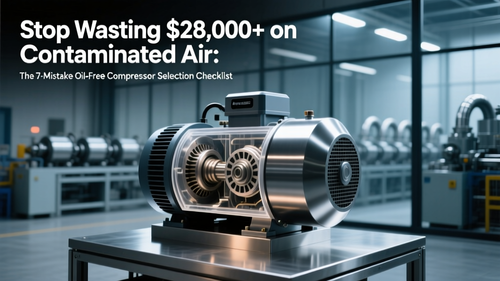 Stop Wasting $28,000+ on Contaminated Air: The 7-Mistake Oil-Free Compressor Selection Checklist Engineers Use to Avoid Costly Downtime, FDA Rejections, and Catastrophic Seal Failures