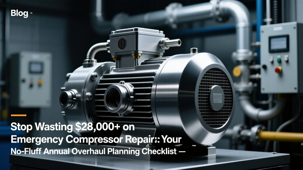 Stop Wasting $28,000+ on Emergency Compressor Repairs: Your No-Fluff Annual Overhaul Planning Checklist for Refrigeration Compressors (Scope, Parts, Labor, Schedule & QA—All in One Flow)
