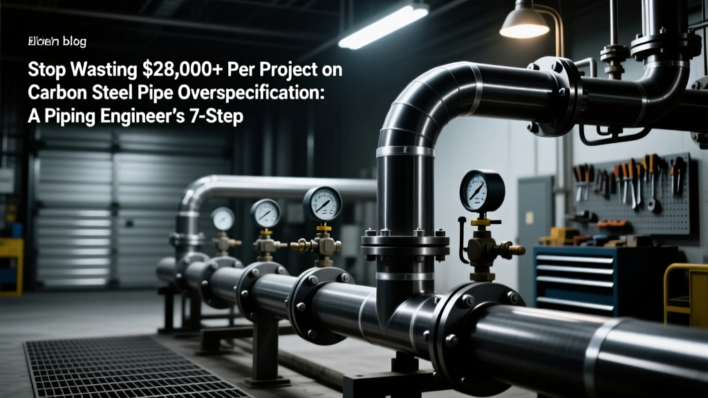 Stop Wasting $28,000+ Per Project on Carbon Steel Pipe Overspecification: A Piping Engineer’s 7-Step Guide to Reading Carbon Steel Pipe Specifications and Datasheets for Energy Efficiency, Code Compliance, and Real-World Sustainability