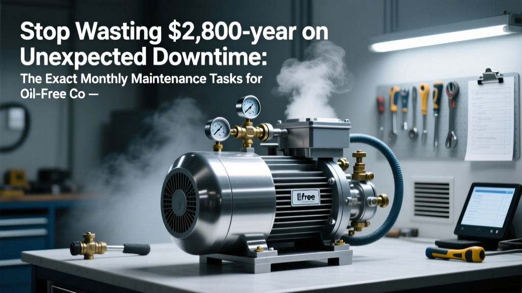 Stop Wasting $2,800/year on Unexpected Downtime: The Exact Monthly Maintenance Tasks for Oil-Free Compressor (No Lubrication? Yes—But These 7 Non-Negotiable Checks Prevent Catastrophic Failure)