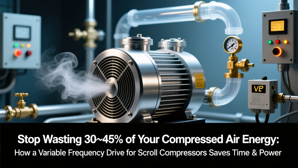 Stop Wasting 30–45% of Your Compressed Air Energy: How a Variable Frequency Drive for Scroll Compressor Delivers Real-Time Efficiency Gains, Eliminates Pressure Band Swings, and Pays Back in Under 18 Months—Even on Low-Load Plants with 2.8:1 Compression Ratios