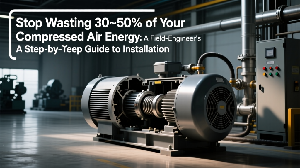 Stop Wasting 30–50% of Your Compressed Air Energy: A Field-Engineer’s Step-by-Step Guide to Installing and Commissioning a Variable Frequency Drive for Screw Compressor — From Motor Nameplate Checks to Real-World ROI Validation in Under 72 Hours