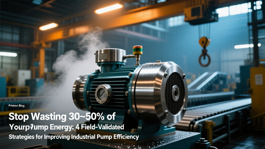 Stop Wasting 30–50% of Your Pump Energy: 4 Field-Validated Strategies for Improving Industrial Pump System Efficiency—Right-Sizing, VFDs, Impeller Trimming & System-Wide Optimization That Delivered 42% ROI at a Midwest Chemical Plant